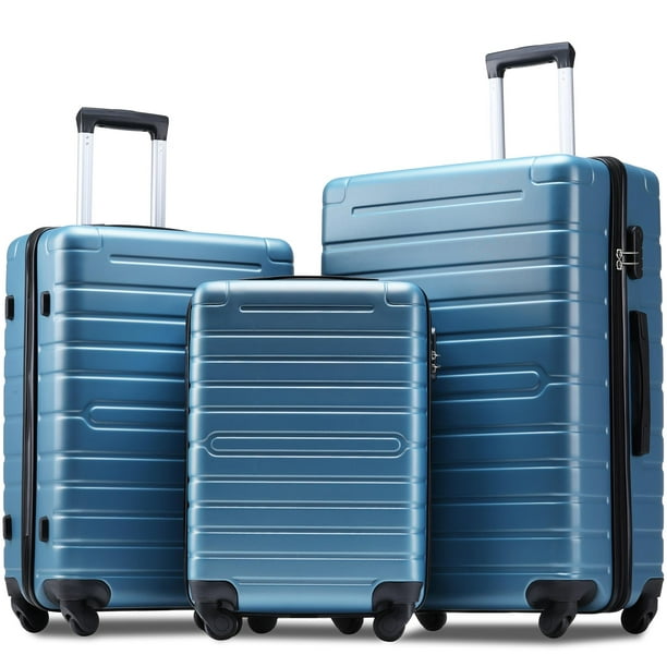 ARCTICSCORPION - Hardshell Luggage Sets 3 Piece Spinner Suitcase with ...