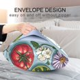 thumbnail image 4 of Yayeee Pillowcase Standard Size Set of 2 Satin Wrinkle Resistant Pillow Case, Floral Tomatoes, 4 of 7