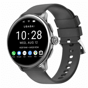 UBABAI 4G Android 10 Smartwatch with Sim Card Slot 1.6 in Amoled GPS Wi-Fi 2MP Rotating Camera 8GB Ram 128GB Storage Rom