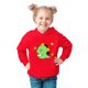 thumbnail image 3 of Gibobby Sudadera de cuello redondo de manga larga de algodónSudadera de forro polar para niños y niñas(Rojo, 2-3 Años), 3 of 4