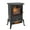 Black, variant on Zimtown 22.4”H Electric Fireplace Stove w/Realistic Flame Effect, Infrared Quartz Freestanding Heater for Indoor, w/Overheat & Tip-Over Protection, 2 Heat Settings 1000W/1500W, ETL Certified, Black