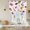 Pink, variant on Cute Butterfly Dragonfly Tie Up Curtains for Windows, Balloon Window Shades, Farmhouse Botanical Floral Blue Kitchen Window Treatments Roll Up Curtain for Basement/Nursery 52"x45"