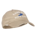 thumbnail image 5 of Kayak Hair Don't Care Embroidered Low Profile Cotton Cap - Khaki OSFM, 5 of 5