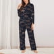 thumbnail image 2 of Fotbe Pig Farm Conjunto de Pijama de Manga Larga para Mujer con Estampado, Ropa de Dormir de 2 Piezas, Conjunto de Casa Suave y Cómodo con Bolsillos-XX-Large, 2 of 7