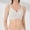 White, variant on Women's Thin Seamless Breathable And Comfortable Push Up Bra Without Underwire And Soft Support Workout for Women Sports Bra Bras plus Size Womens Workout Sports Bras Womens Sports Bra with Pads Extra