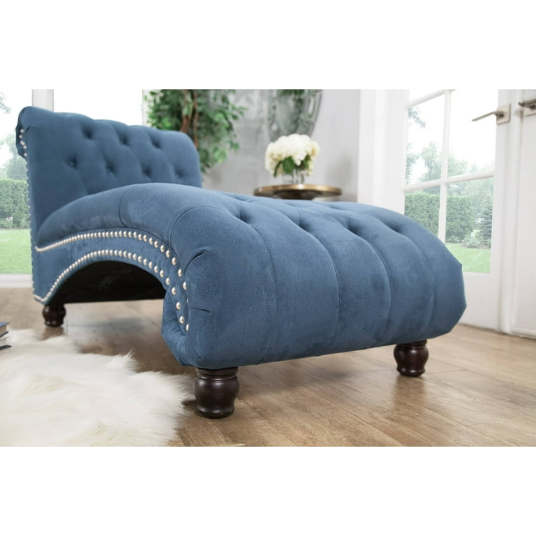 Oversized tufted best sale chaise lounge