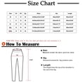 thumbnail image 5 of Blmnix Palazzo Womens Pants Cotton Pants Plus Size Leggings High Taper Full Relaxed Fit Beige Trouser Jeans for Women,M, 5 of 5