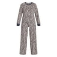 thumbnail image 5 of Joyspun Women's Cozy Lounge Collection Hacci Long Sleeve Top and Pants Pajama Set, 2-Piece, Sizes XS-3X, 5 of 5
