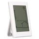 thumbnail image 4 of Medidor de lluvia instrumento meteorológico hogar electrónico Digital 3 en 1 sistema de monitoreo inalámbrico para exteriores con retroiluminación naranja, 4 of 5