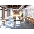 thumbnail image 2 of KFI Studios Jive Lowback Barstool, Espresso, 2 of 3