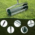 Heavy Duty Rolling Lawn Aerator,Rolling Lawn Aerator, Rotary Push Tine Spike Soil Lawn Aerator