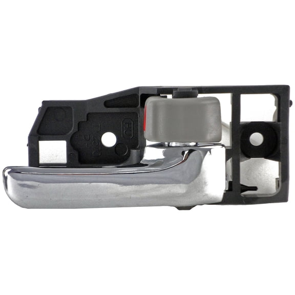Dorman 82471 Interior Door Handle for Specific Toyota Models, Chrome Lever; Gray Knob