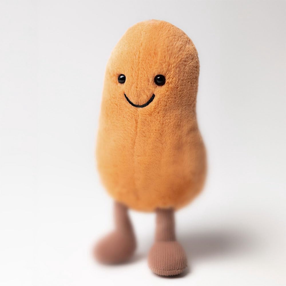 Jellycat Amuseables Bean Stuffed Toy, 5 inches - Food Plush - Fun Gift Idea