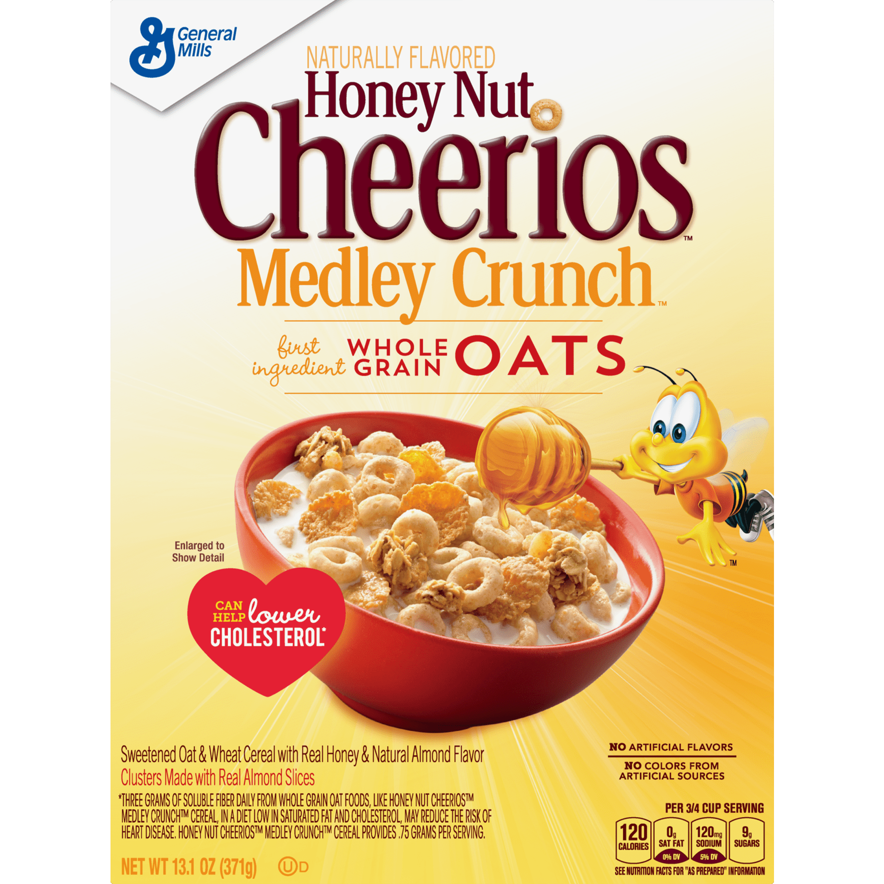 Honey Nut Cheerios Medley Crunch Cereal 13 1 Oz Walmart Com Walmart Com