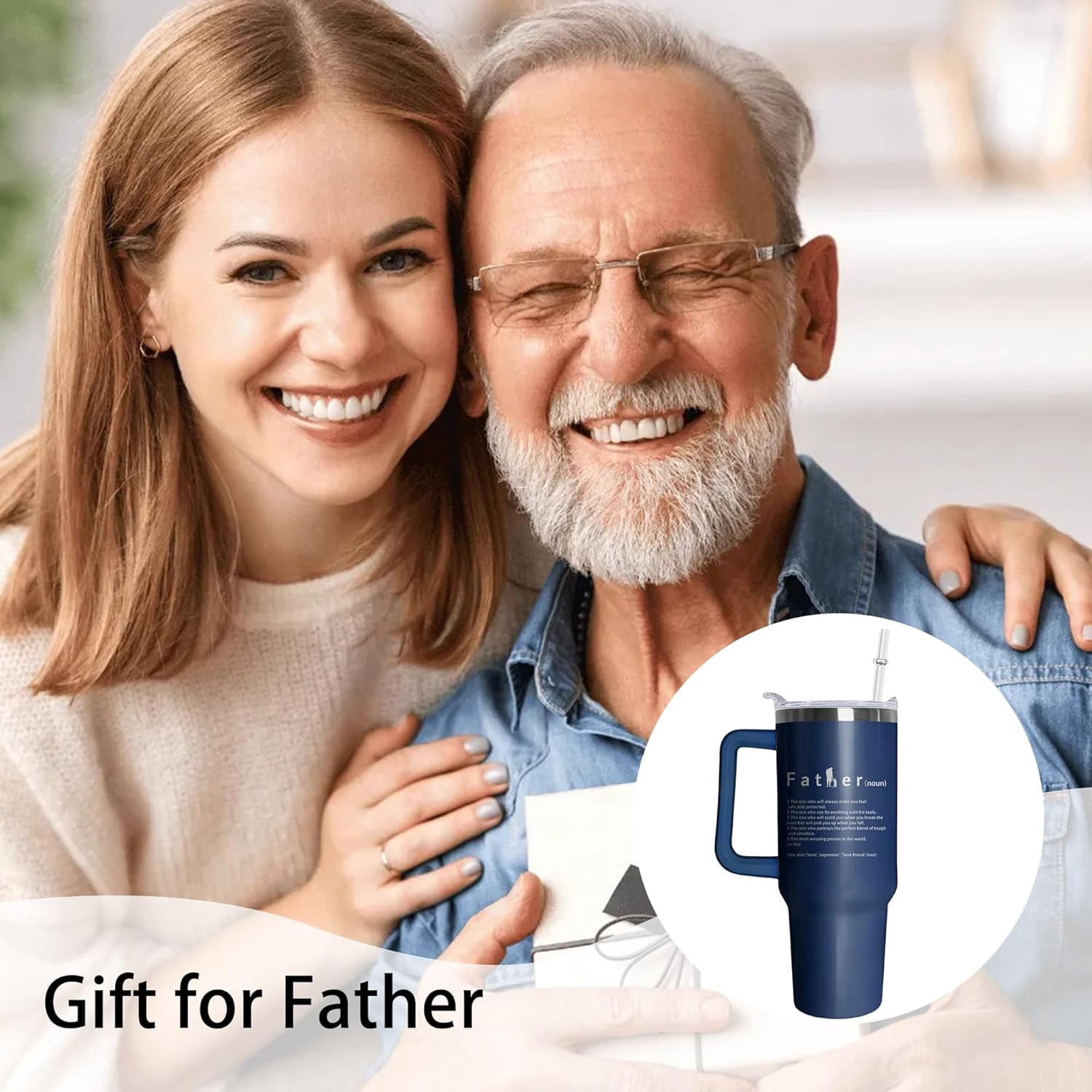 Nana Tumbler 40oz - Grandmother Gift - Insulated Stainless Steel Travel Mug - Mother's Day, Birthday Present