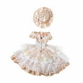 thumbnail image 3 of Ropa de moda para muñeca de simulación, vestido de estilo retro para muñeca de 24 pulgadas, tela suave, vestido hecho a mano para muñeca de niña de 60 Estilo F, 3 of 8