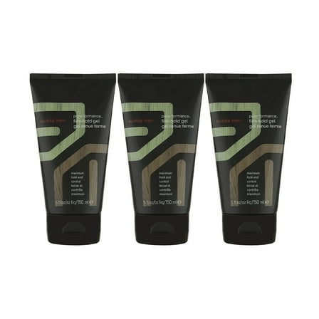 Aveda Men Pure-Formance Firm Hold Gel for Maximum Hold and Control 5 oz (Pack of 3)