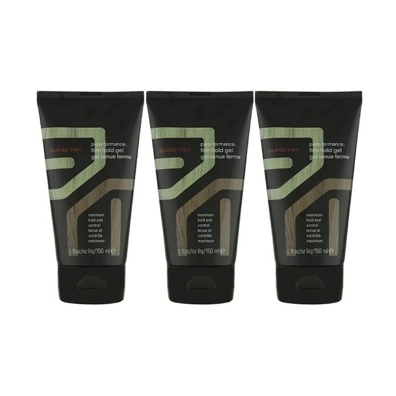 Aveda Men Pure-Formance Firm Hold Gel for Maximum Hold and Control 5 oz (Pack of 3)