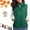Green, variant on Women's sleeveless zip-up down vest jacket, comfortable and lightweight stand-up collar quilted vest jacket.