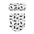 thumbnail image 2 of HELLHERO Cat Polyester Fabric Toilet Lid Covers Set & Stretchy Fabric Bathroom Toilet Lid Cover & Fits All Toilet Shapes for Bathroom Home Comfort Elastic Bottom, 2 of 8