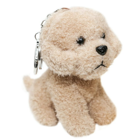 Shisuyan Plush Key Chain Wear-resistant Stuffed Dog Decorative Bag Pendant Keys Supply