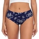 thumbnail image 1 of Fotbe Bicycle1 Calzones Estampados para Mujer – Ropa Interior de Algodón, Cómoda, Suave y Elástica-4X-Large, 1 of 6
