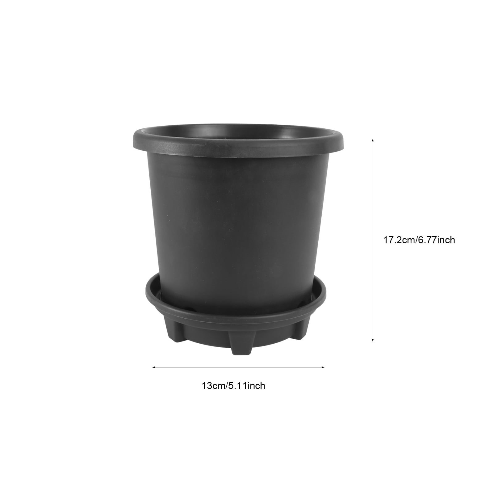 2 Sets Root Control Gardening Flowerpots Practical Rounded Plastic