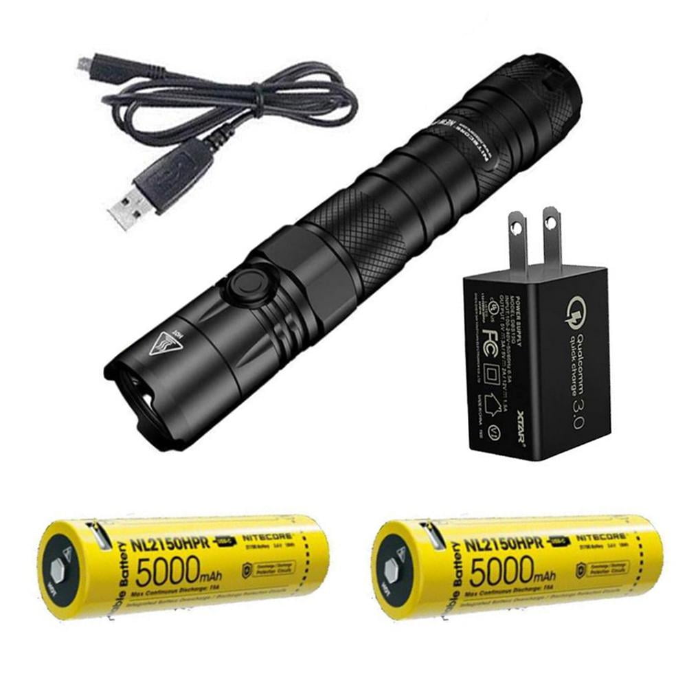 Nitecore P12GT Flashlight CREE XP-L HI V3 LED w/NL189 Rechargeable Battery 