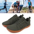 thumbnail image 1 of Zapatos Punta Ancha Antideslizantes para Exteriores Zapatos Deportivos Sueltos Zapatos Casuales Pie Zapatos Senderismo Con Horma Ancha Zapatos Palma Ancha (8815 Verde 41), 1 of 9