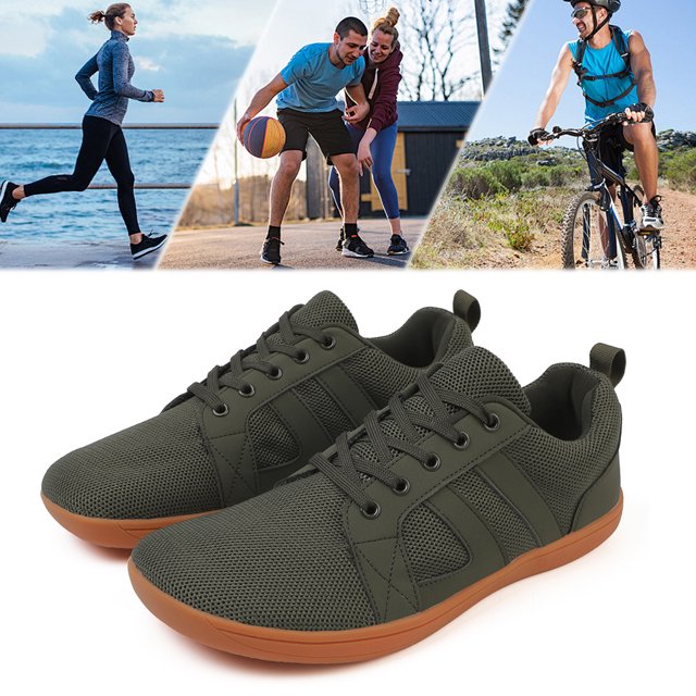 Zapatos Punta Ancha Antideslizantes para Exteriores Zapatos Deportivos Sueltos Zapatos Casuales Pie Zapatos Senderismo Con Horma Ancha Zapatos Palma Ancha (8815 Verde 41)