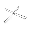 thumbnail image 1 of jinwen Foldable Stand Metal Heavy Duty Suitcase Rack for BBQ Outdoor Cooking, 1 of 9