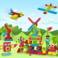 thumbnail image 3 of PICASSO-TILES 112 Pcs Ensemble de Blocs de Construction Hérisson, Jouets de Construction, 3 of 7