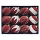 thumbnail image 1 of 12 Pcs Velvet Christmas Balls Flocked Christmas Tree Ornaments Plastic Balls Xmas Decorative Hanging Ornaments Christmas Tree Decoration, 1 of 5
