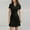 Black, variant on Sakmal Womens Moomoo Nightgowns Ribbed Comfy Loungewear Short Sleeve Black Nightgowns for Women