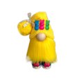 thumbnail image 2 of Pascua lindo peluche muñeca sin rostro conejo elfo conejito gnomo fiesta Favor (amarillo) Ndcxsfigh Nuevos Originales, 2 of 9