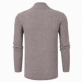 thumbnail image 5 of Rrxhxhs Mens Cardigan Solid Color Open Front Long Sleeve Warm Casual Knitted Sweater Cover Up with Pockets, 5 of 8