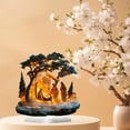 thumbnail image 4 of Village Manger Scene Desktop Ornament Indoor Tabletop Figurines Display, 4 of 6