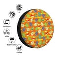 thumbnail image 4 of Haiem Spare Tire Cover , Wheel Cover with Easter eggs printed, Camper Spare Tire Cover Fit for Jeep Wrangler Rv SUV Truck Travel Trailer-14 inch, 4 of 6