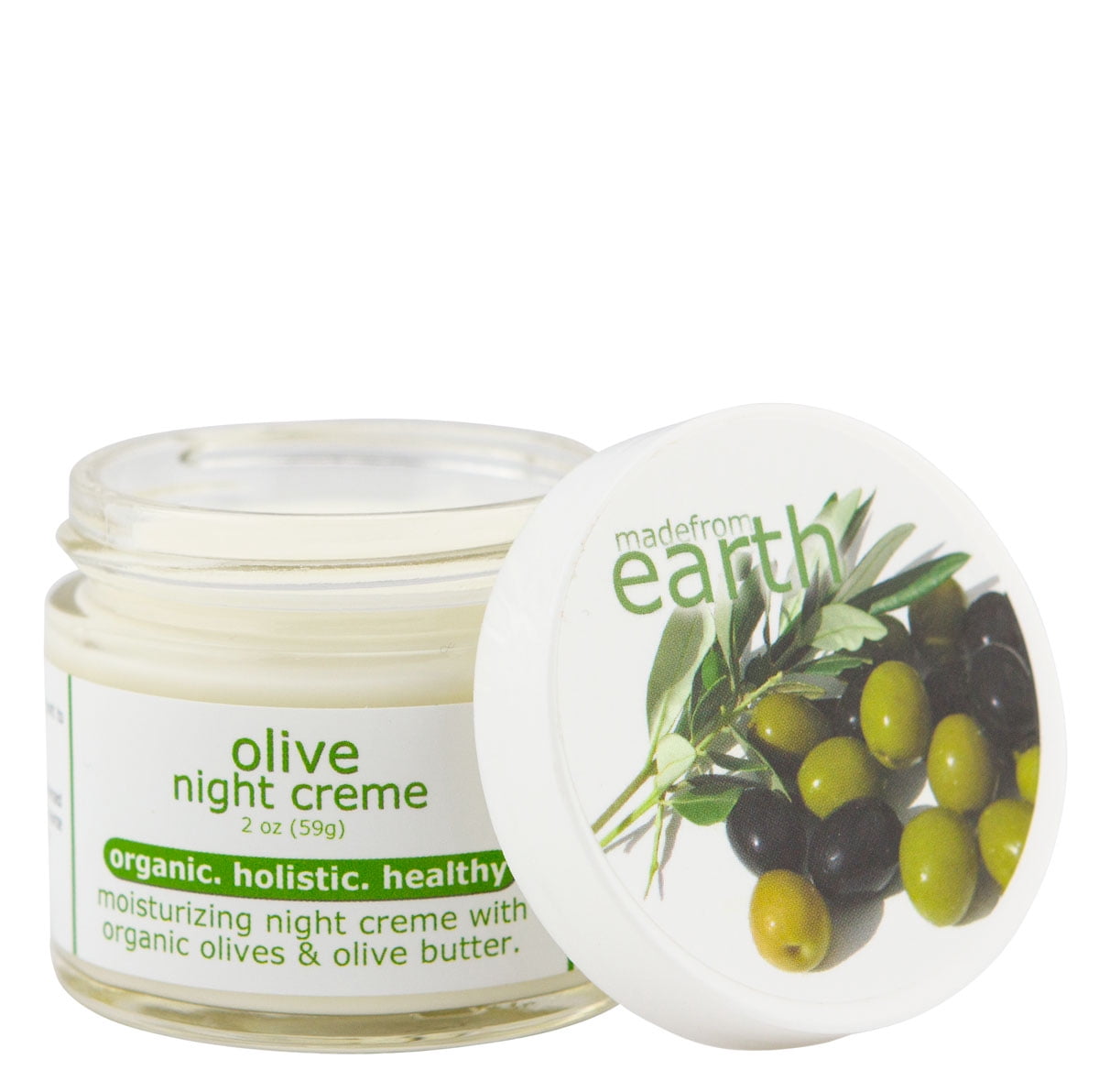Olive Night Cream w/ Organic Olive Oil, Olive Butter and Vitamin E