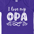 thumbnail image 4 of Inktastic I Love My Opa with Hearts Boys or Girls Baby Bodysuit, 4 of 5