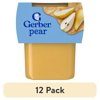 (12 pack) Gerber Stage 2 Baby Food, Pear Puree Tub, Baby Puree, 2PK 8 oz