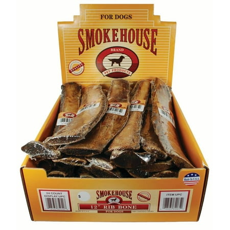 (4 pack) Smokehouse Large Beef Rib Bone