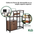 thumbnail image 3 of Rack De Cocina Multiusos Ideal Para Microondas marron, 3 of 7