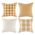 thumbnail image 1 of Design Imports DII Asst Citrouille Épice Ferme Housse d'Oreiller 18x18 Pouces, 4 Pièces, 1 of 4