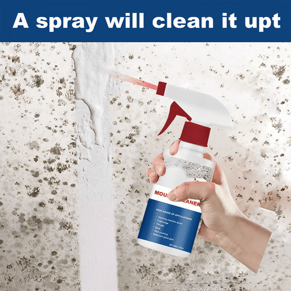 Mildew Cleaner Foam, Highly Effective Spray, Powerful Cleaner, Cleaning Foam Spray, Removes Stains from Walls, Tiles, Silicone Seals & More 1 pc