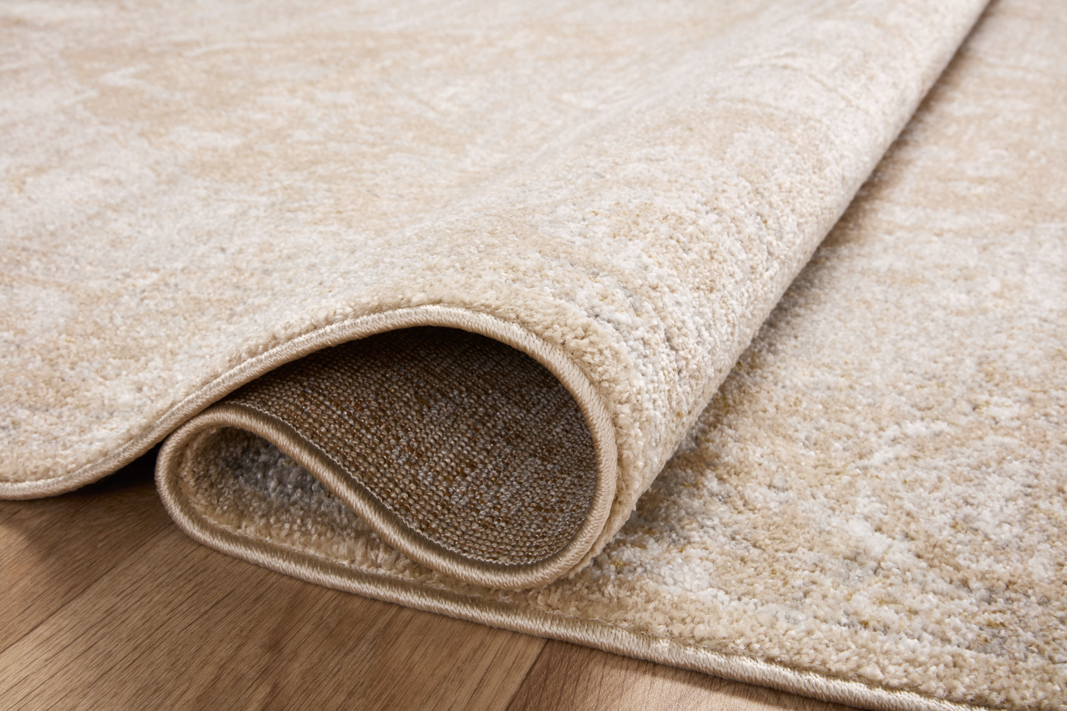 Loloi Odette Beige / Silver 2'-7" x 8'-0" Runner Rug
