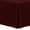 Burgundy, variant on Ultimate Textile (3 Pack) 6 ft. Fitted Polyester Tablecloth - for 18 x 72-Inch Banquet and Folding Rectangular Tables, Lemon Yellow