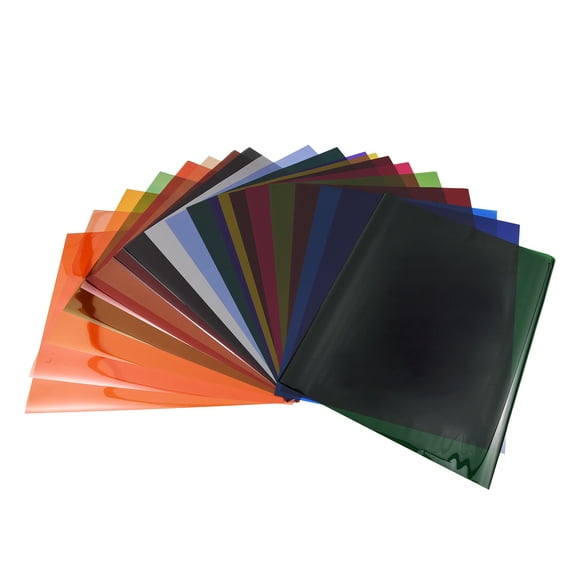 Couleur, Kit Film Couleur 20 Pcs Filtres de Film Couleur en Taille de Film Couleur Film Taille 50 Feuille Kit de Couleur Filtres de Film Filtre Feuille Taille 50 * Kit de Feuille Couleurs de Film Poignée Mewmewcat Feuille Couleur S Kit