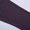 thumbnail image 5 of Yuanlong Womens Pants Solid Color Elastic High Waist Straight Tube Capris Pant Work Casual Bottom Smooth Stretchy Trouser, 5 of 8