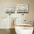 thumbnail image 6 of Farmhouse Bathroom Wall Art Country Bathroom Wall Decor Rustic Hummingbird Butterfly Pictures Wall Art Relax Soak Unwind Breathe Canvas Painting Prints Framed Artwork Decorations for Bedroom 12"X16", 6 of 6